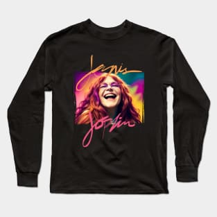 JANIS JOPLIN Long Sleeve T-Shirt